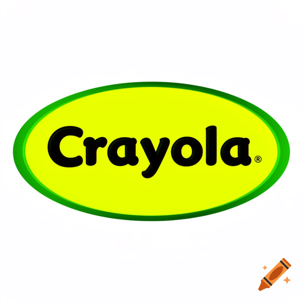 Crayola logo inside a green and yellow oval on a white background