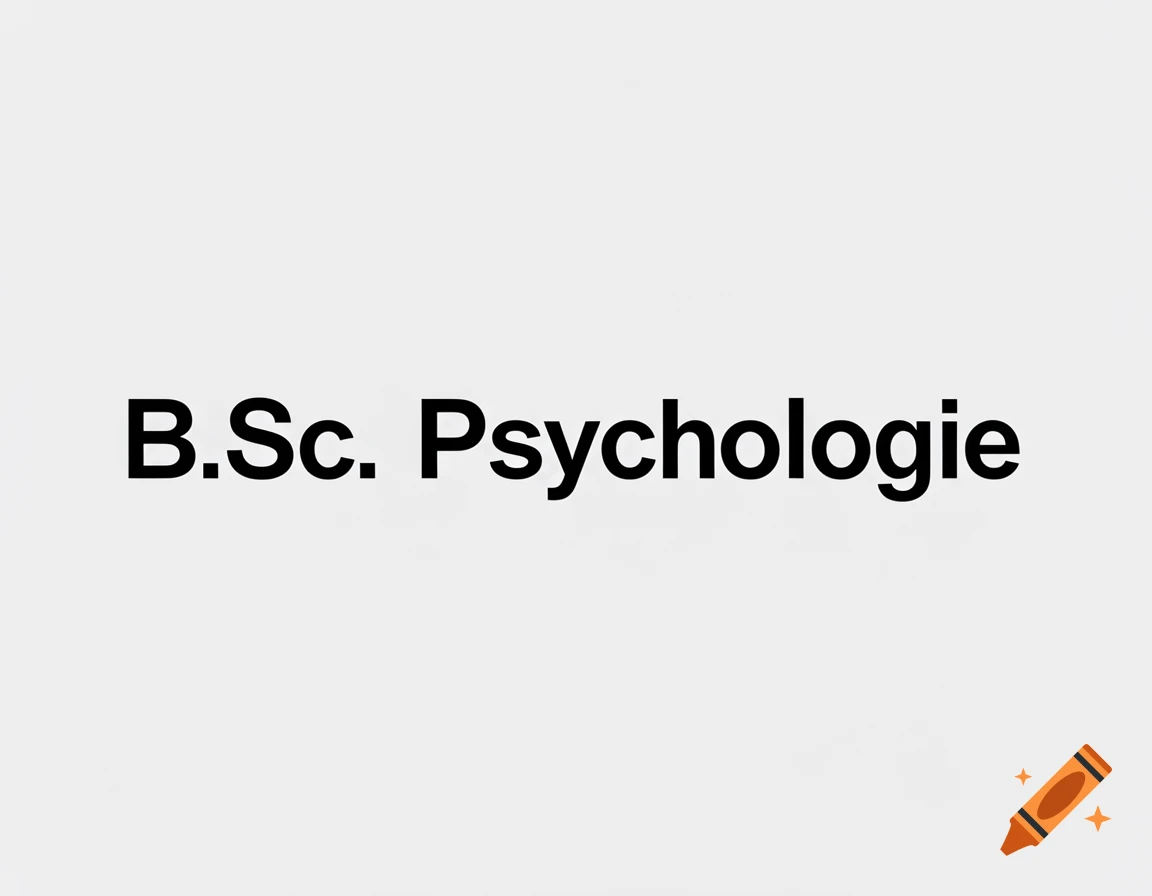 Black text reading 'B.Sc. Psychologie' centered on a plain light gray background.