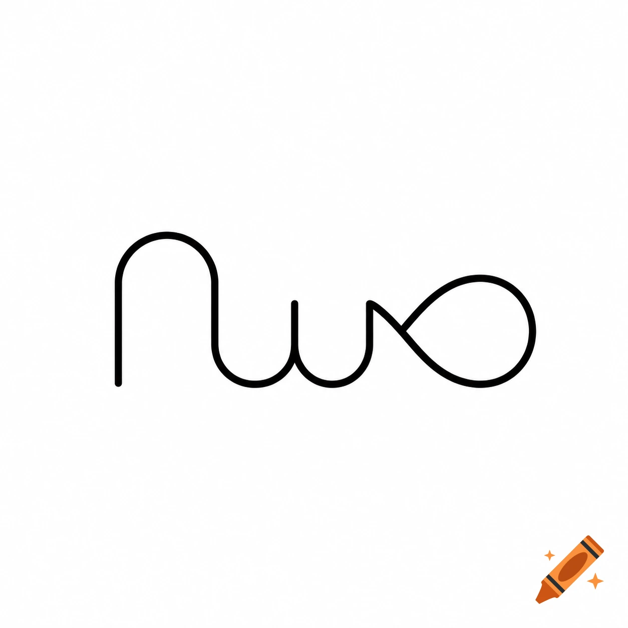 Minimalist black on white monogram of letters N and W transitioning into an open infinity symbol.