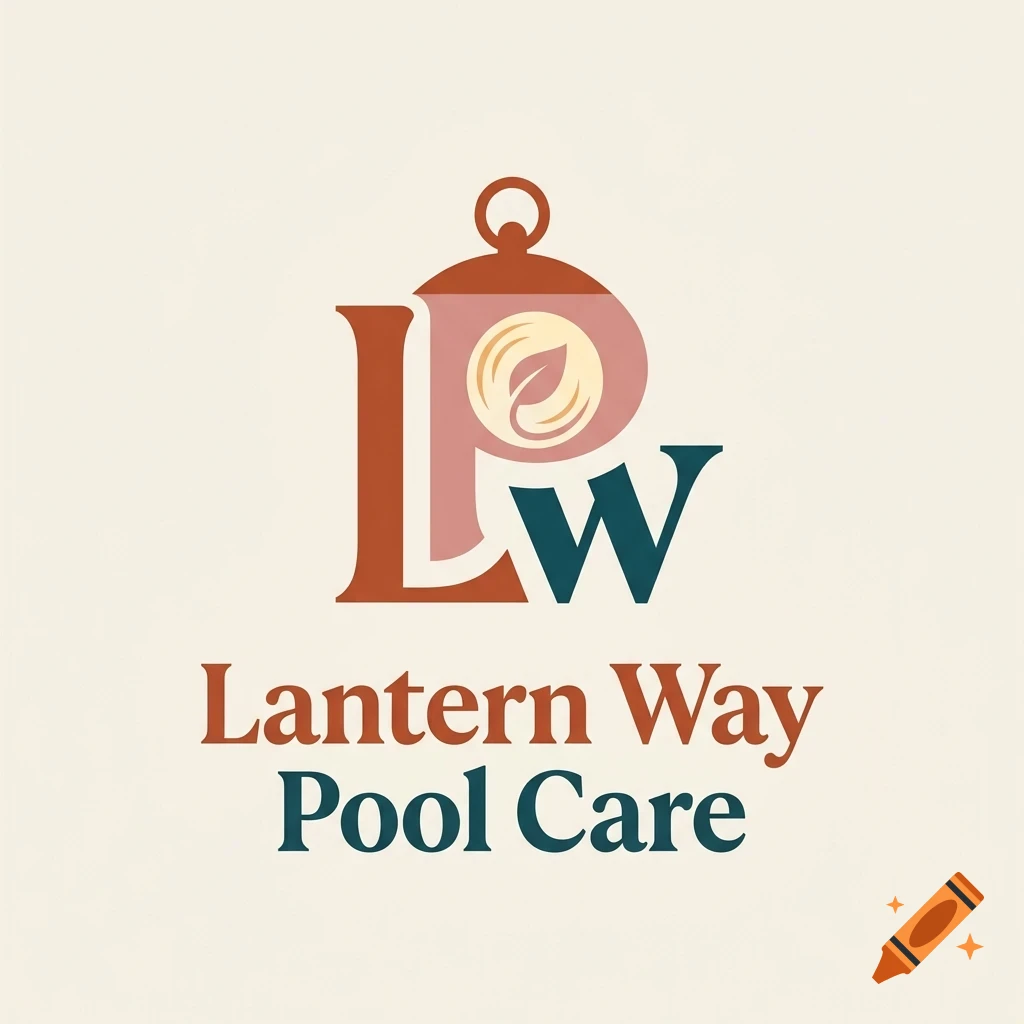 A logo featuring a stylized lantern symbol above the letters LPW, with the text Lantern Way Pool Care underneath.