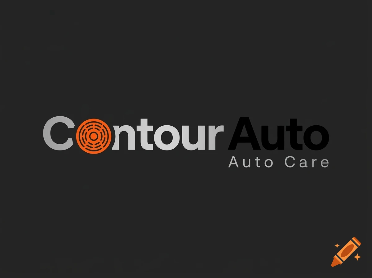 Logo reading 'Contour Auto Auto Care' with an orange circular icon replacing the 'o' in Contour.