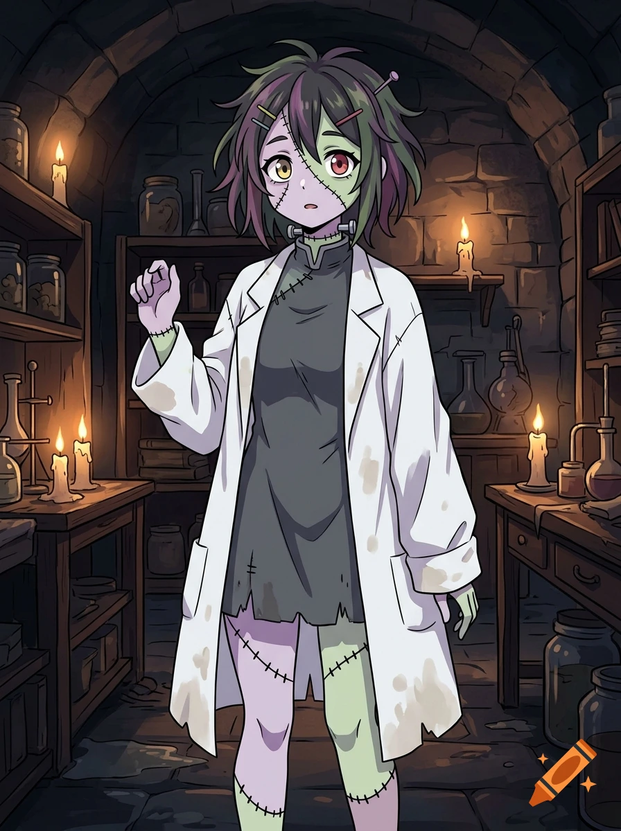 Funcore Background Zombie+costume+cute+scenecore created on Craiyon